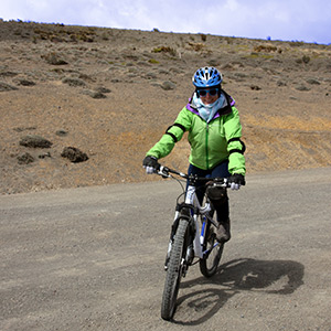 Mountain biking in Cotopaxi National Park